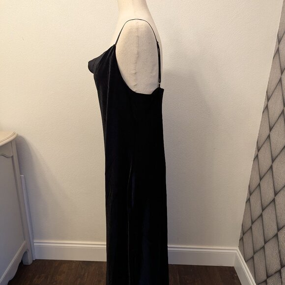 Banana Republic Factory Velvet Cowl-Neck Midi Dress - Picture 6 of 8